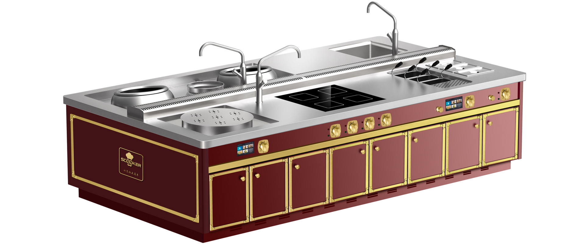 Qualität Integrierte Inselkocherreihe usine