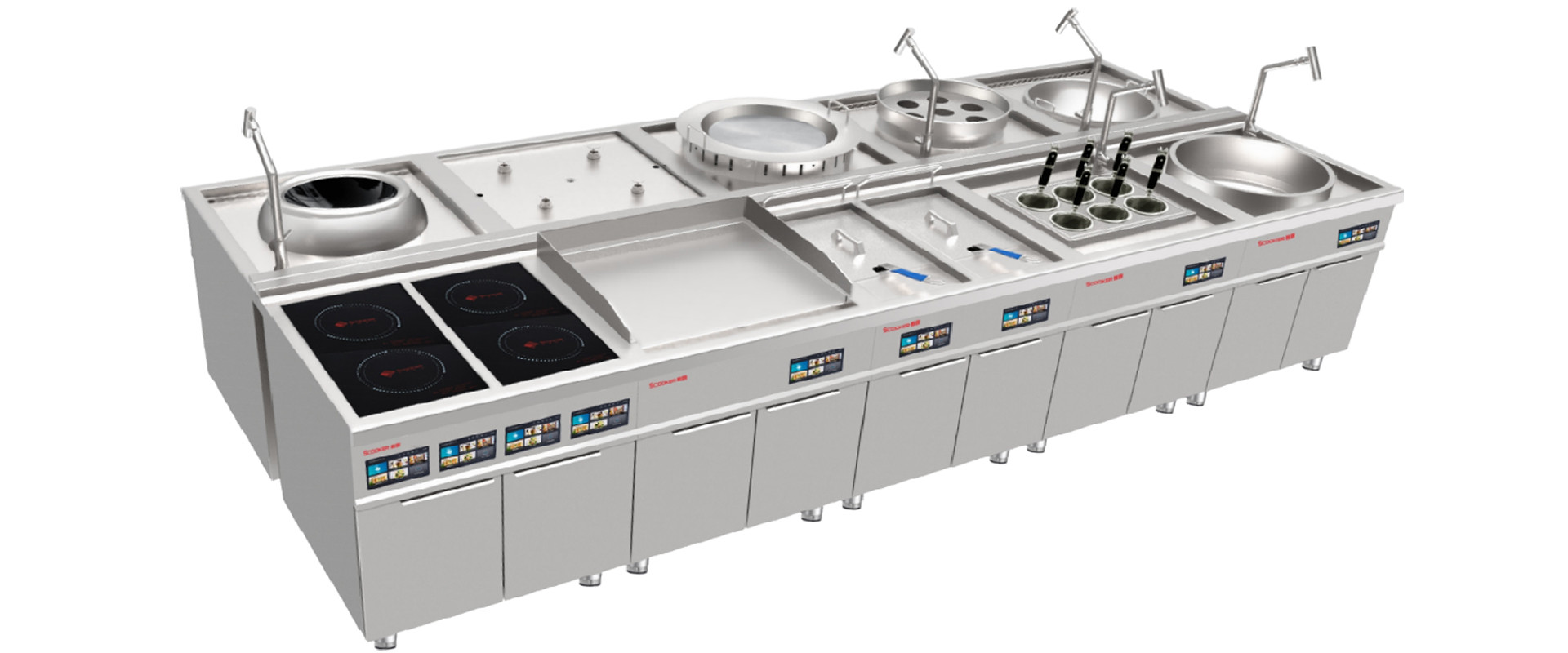 Qualität Integrierte Inselkocherreihe usine