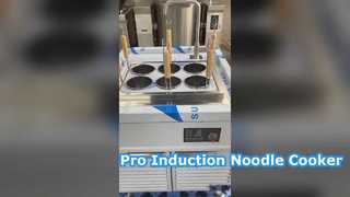 Boden-Western-Induktions-Nudelkocher mit Schrank